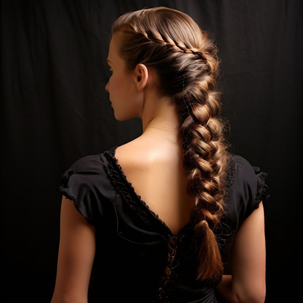 Classic French Braid hairstryle