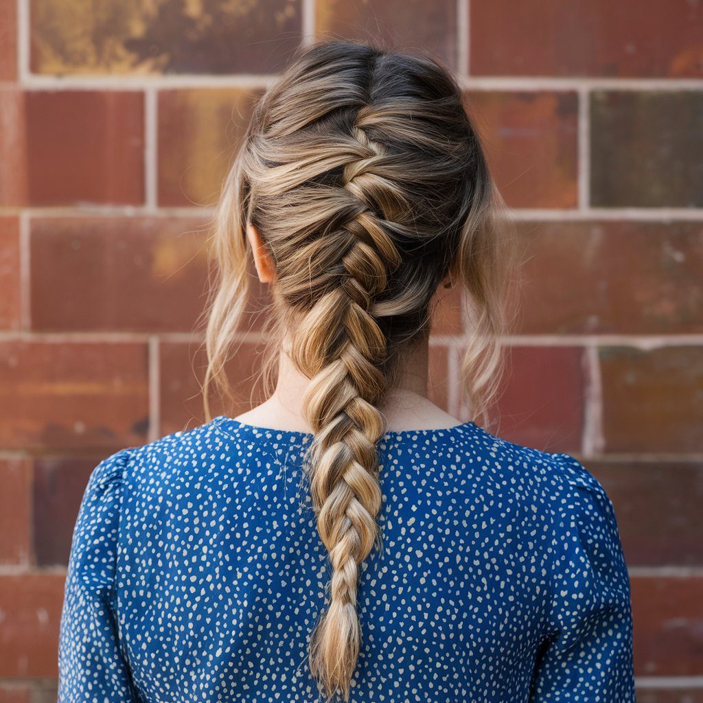 Fishtail French Braid