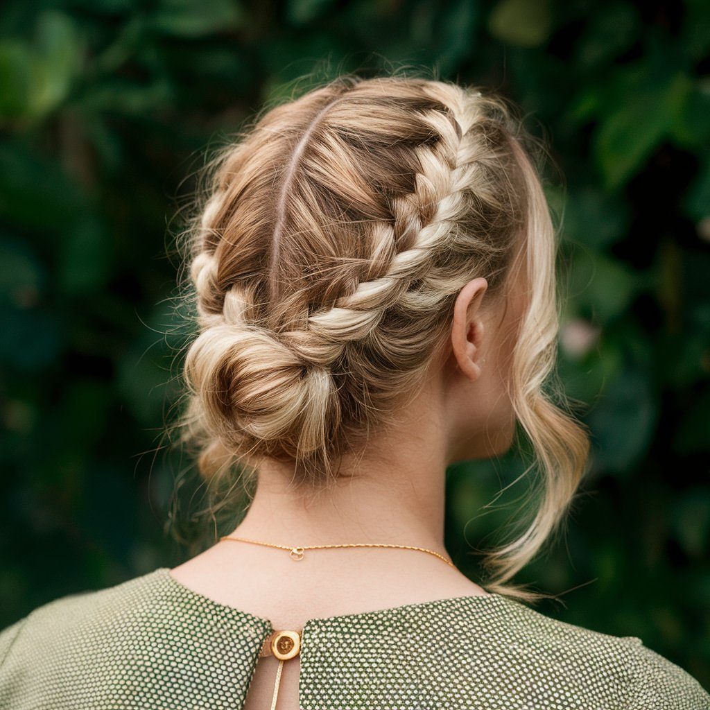 French Braid Bun