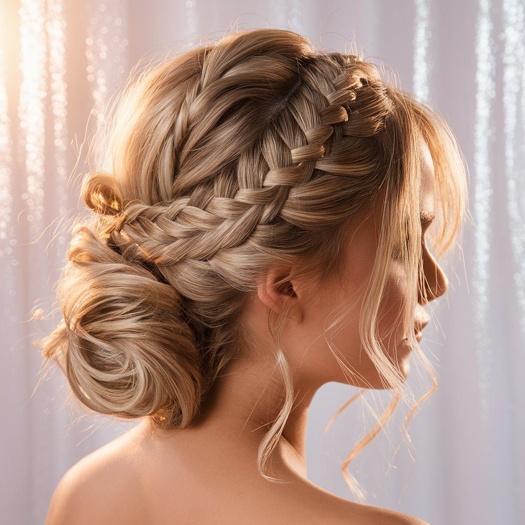 French Braid Chignon