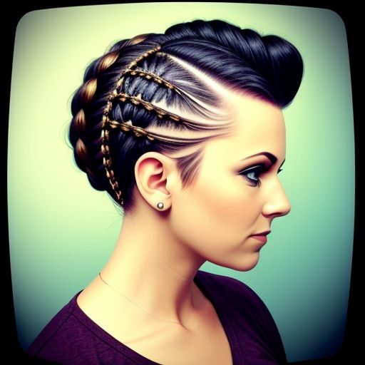  French Braid Mohawk