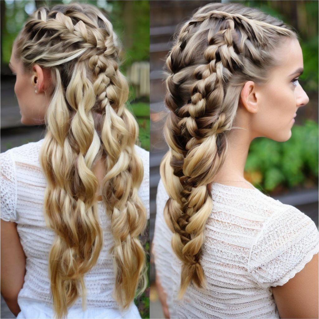 Waterfall French Braid 