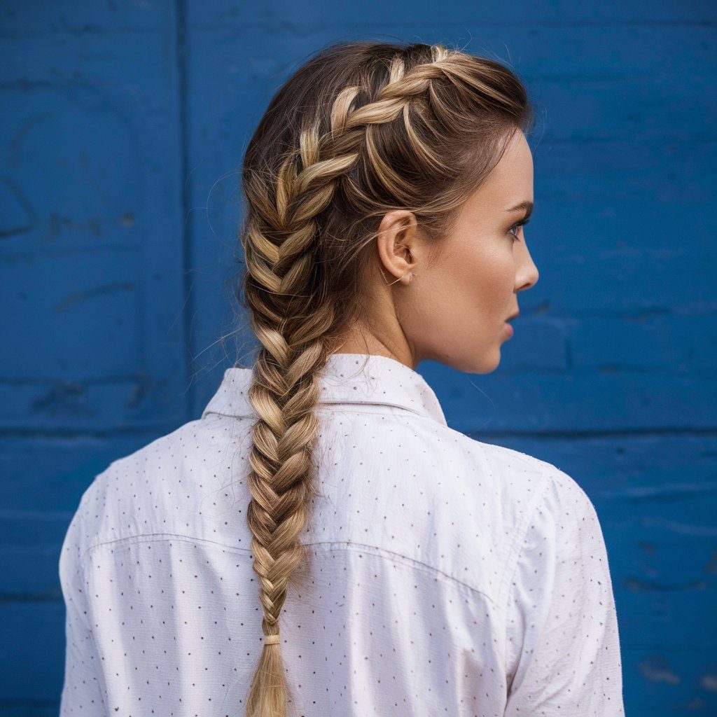 Zigzag French Braid