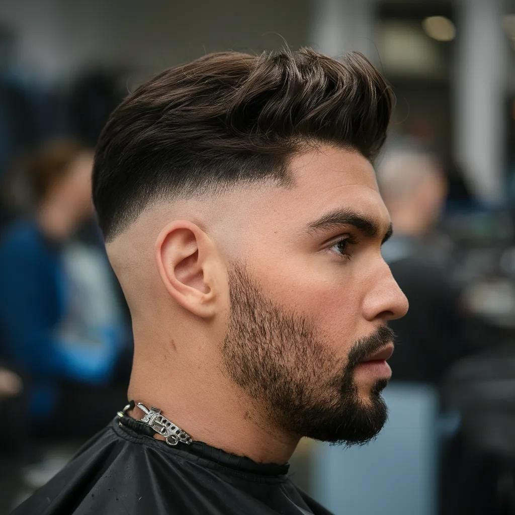 Low Taper Fade with Blunt Cut