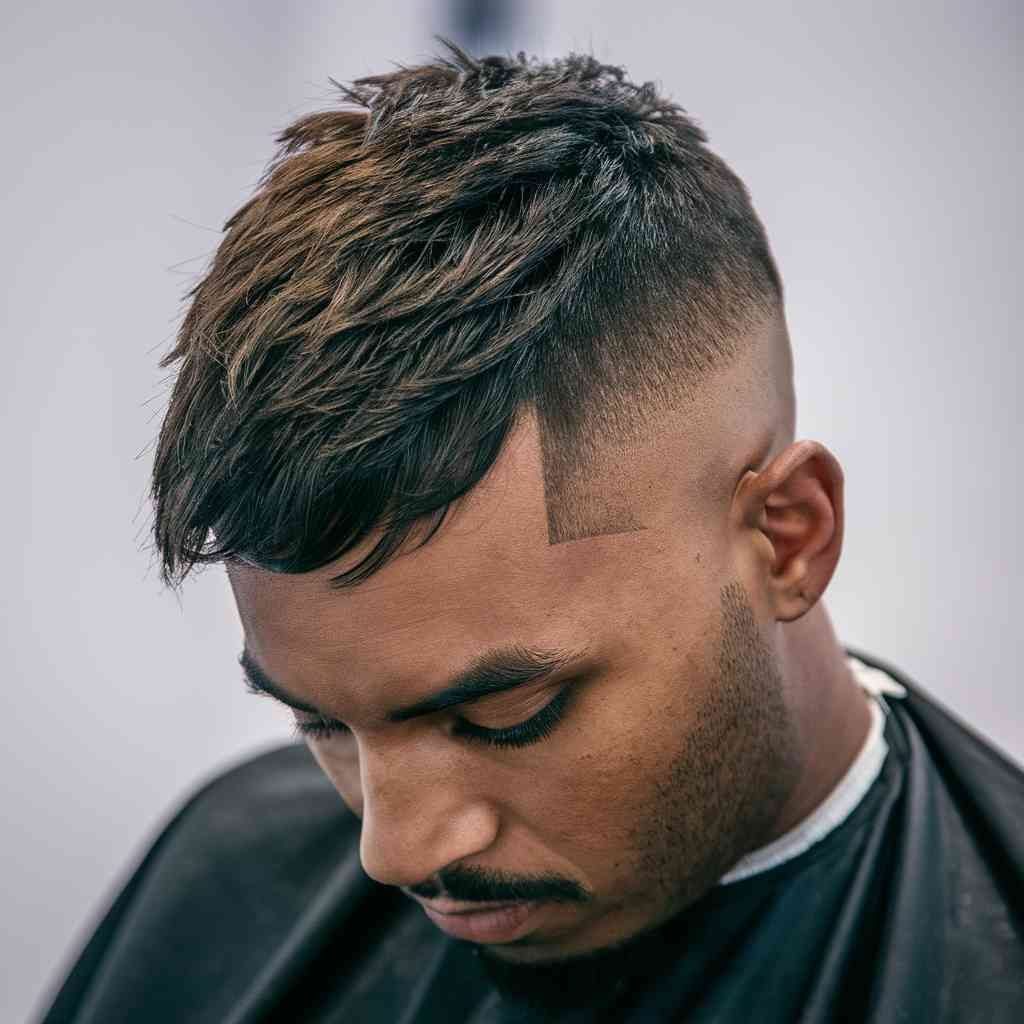 Low Taper Fade with Natural Texture