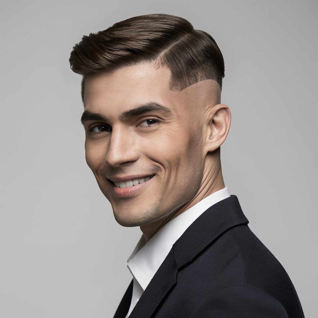 The crew cut is a military-inspired hairstyle that is practical and easy to maintain. It's short, clean, and perfect for the hot summer months. This no-fuss style is great for those who prefer a minimalist look.