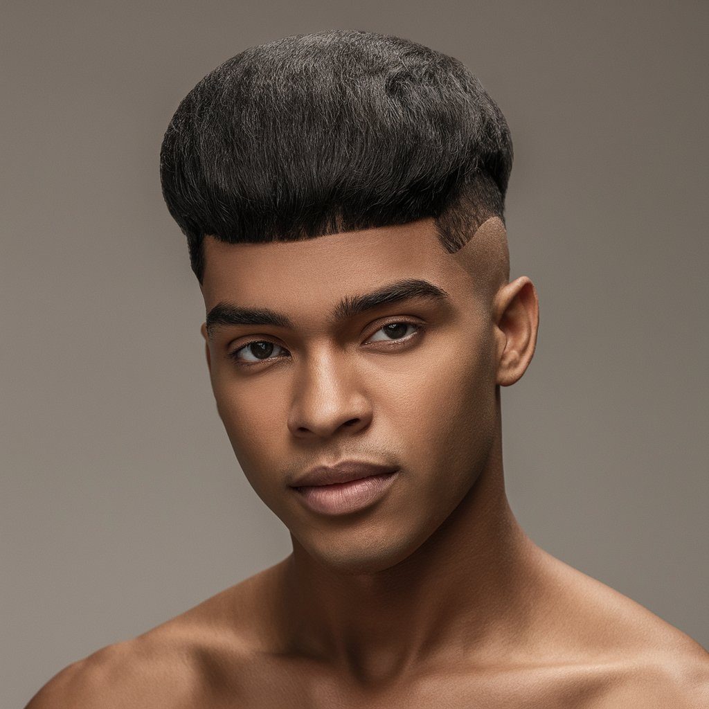 The short afro is a popular choice for men with natural hair. It's easy to maintain and allows you to embrace your natural texture while keeping your hair short and manageable.