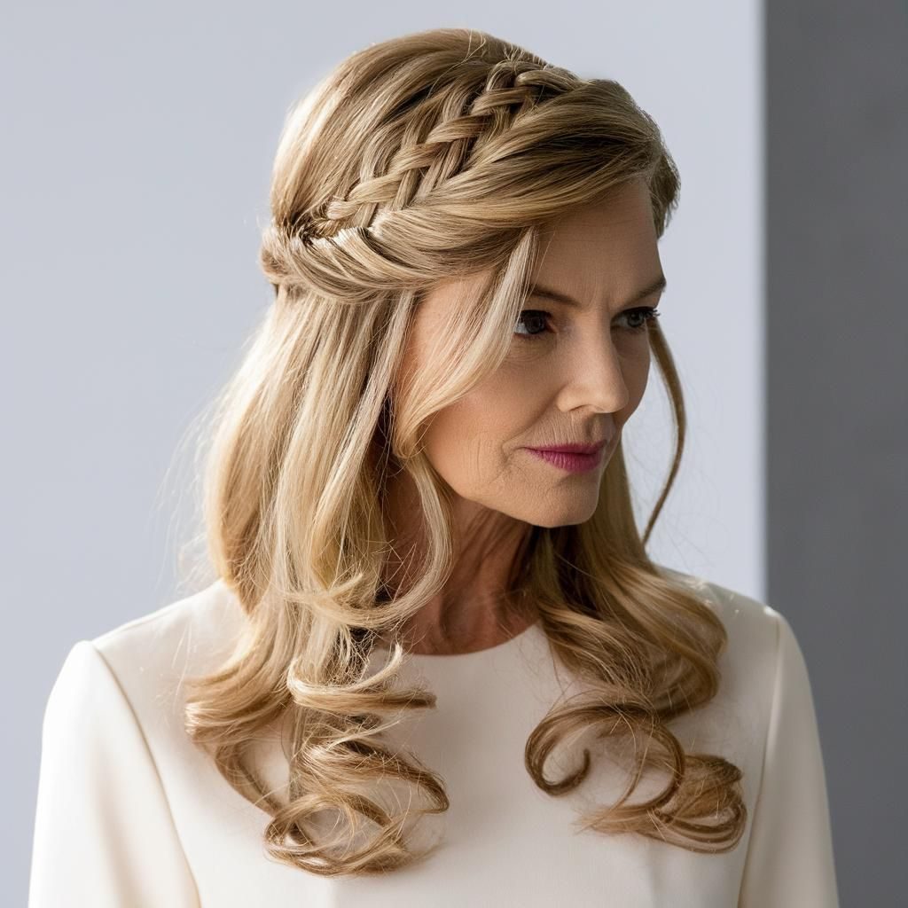 Long Hairstyles for Women Over 50