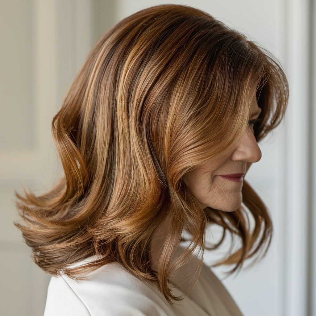 Long Hairstyles for Women Over 50