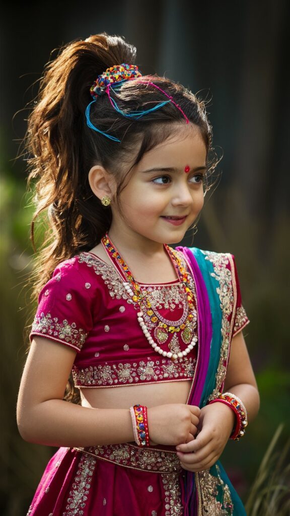 Radha Rani Looks Janmashtami Hairstyles 