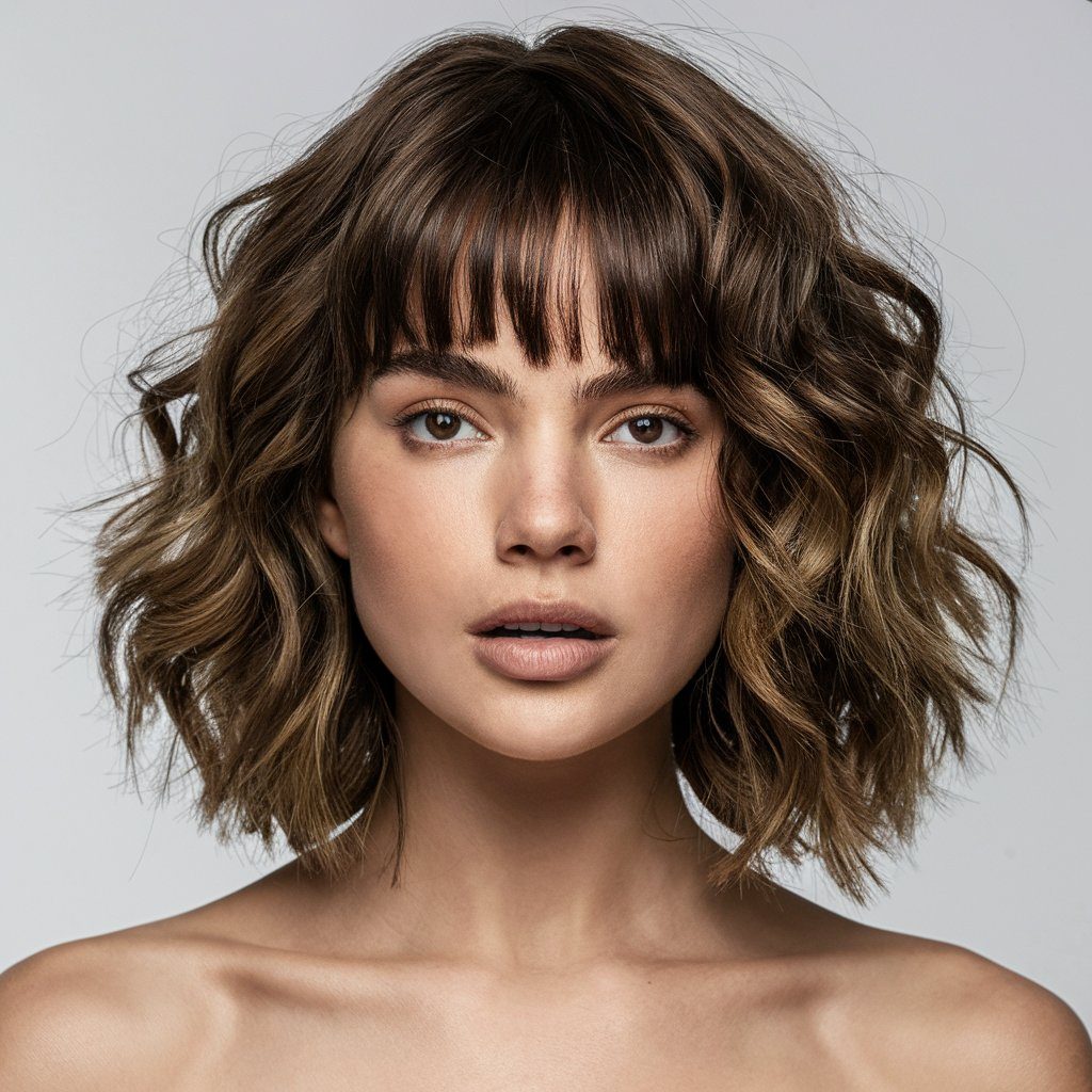 Shoulder Length Medium Bob Haircut in 2024