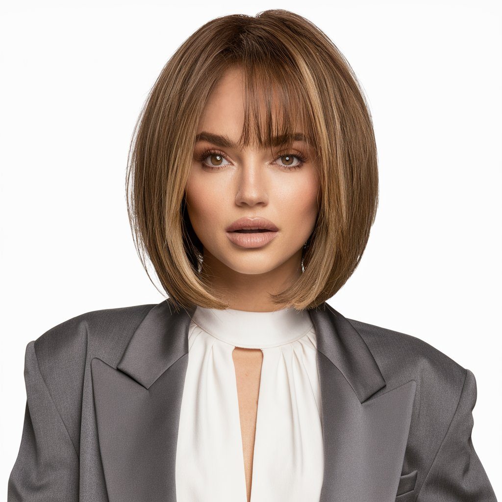 Shoulder Length Medium Bob Haircut in 2024