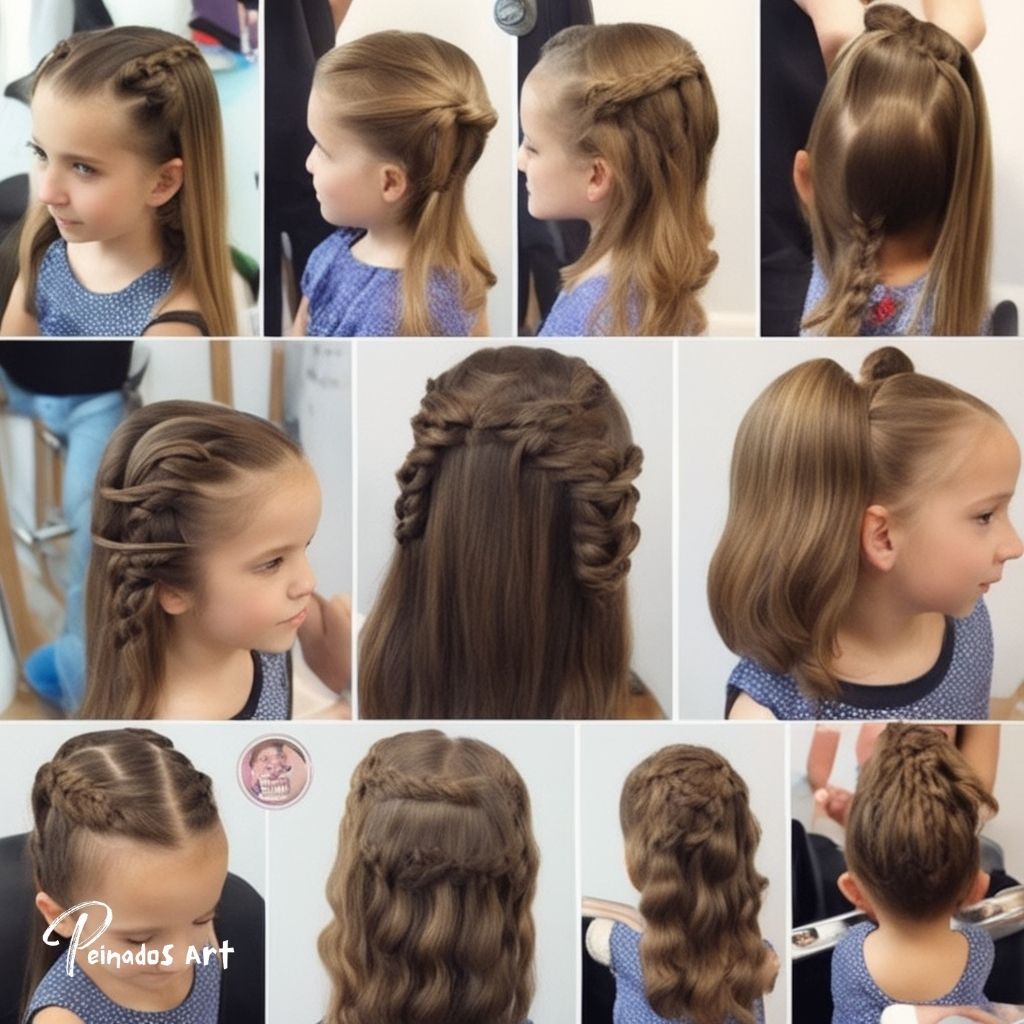 Peinados para Niñas con Cabello Corto Peinados Art