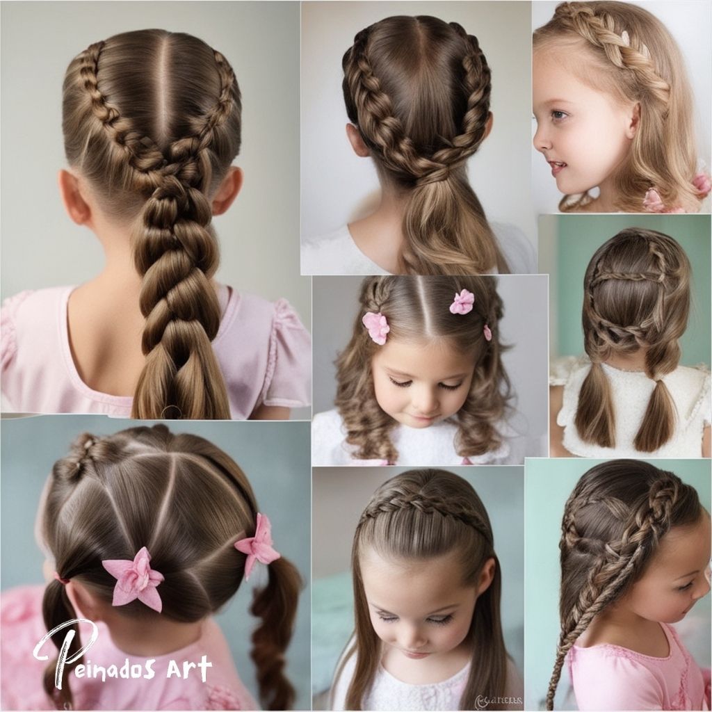 Peinados para Niñas con Trenza Peinados Art