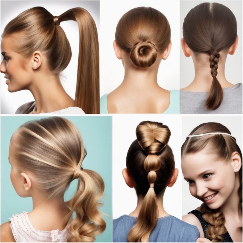 Peinado sencillo para niñas: trenza suave y elegante con cinta