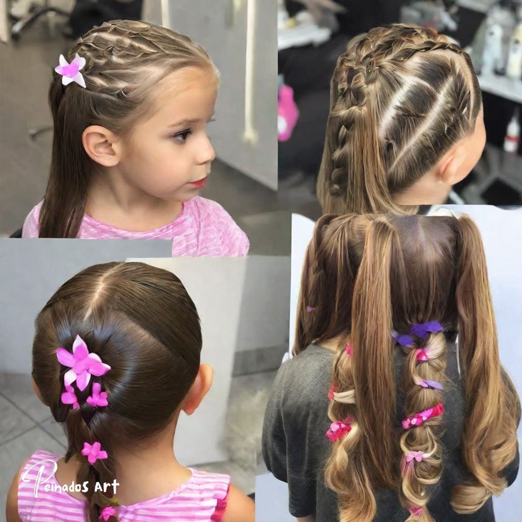 Bonitos Peinados para Niñas con Ligas Peinados Art