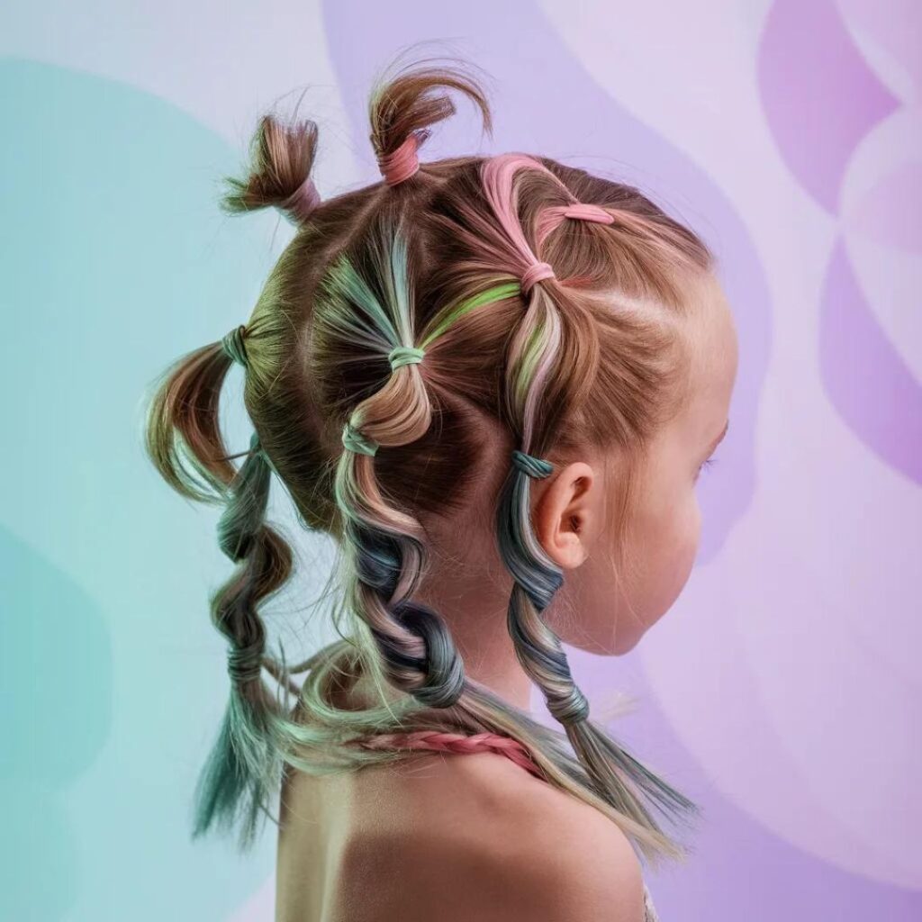 Peinados para Niñas con Ligas Peinados Art
