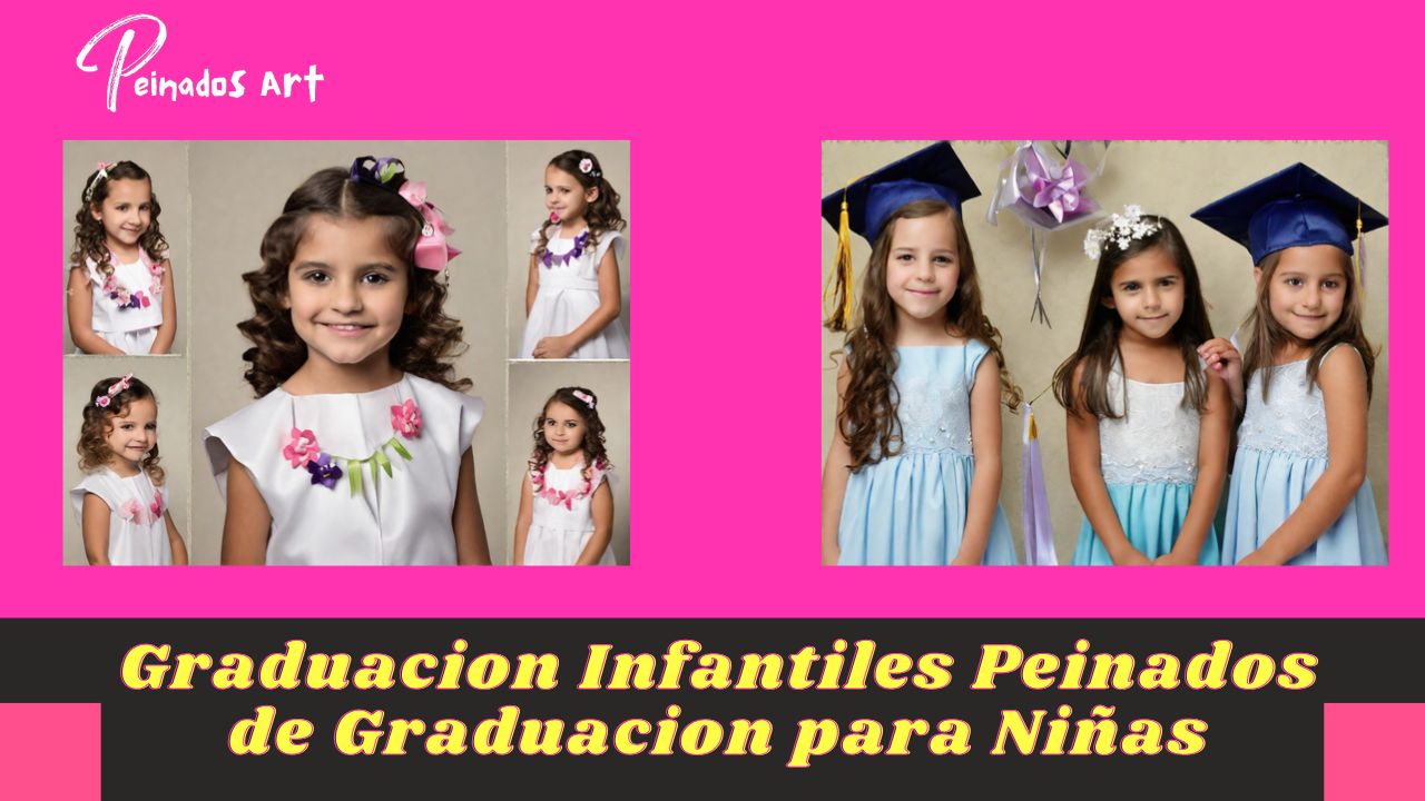 Graduacion Infantiles Peinados de Graduacion para Niñas