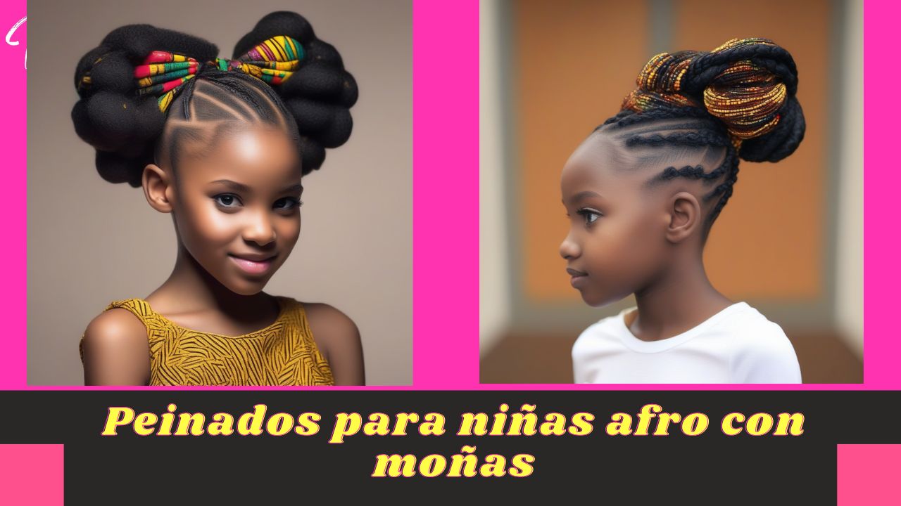 Colección de Estilos Encantadores: Peinados para Niñas Afro con Moñas