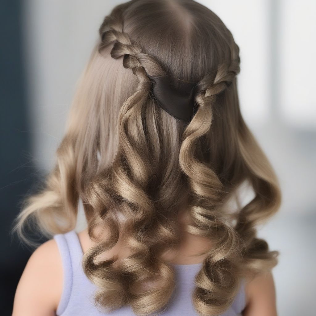 Elegantes peinados para niñas cabello suelto Peinados Art