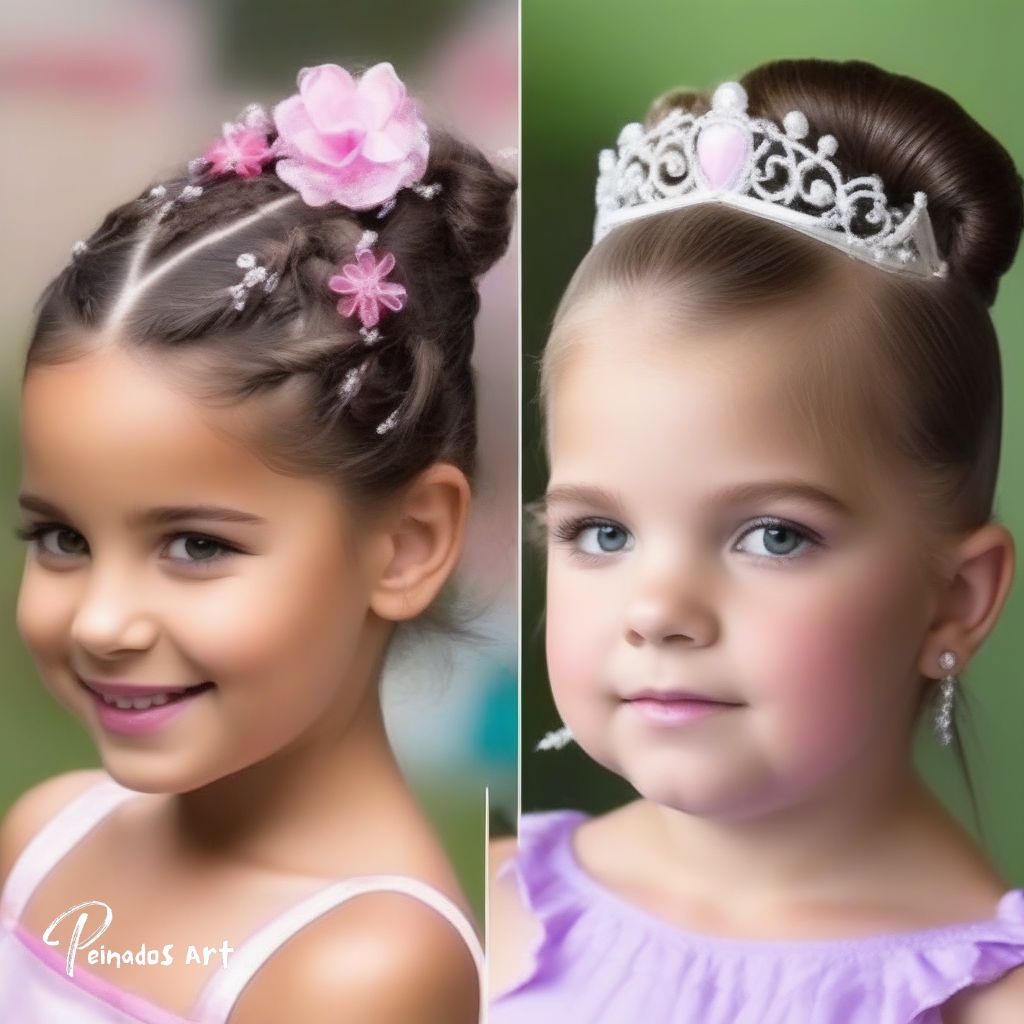 Peinados de princesas para niñas Peinados Art