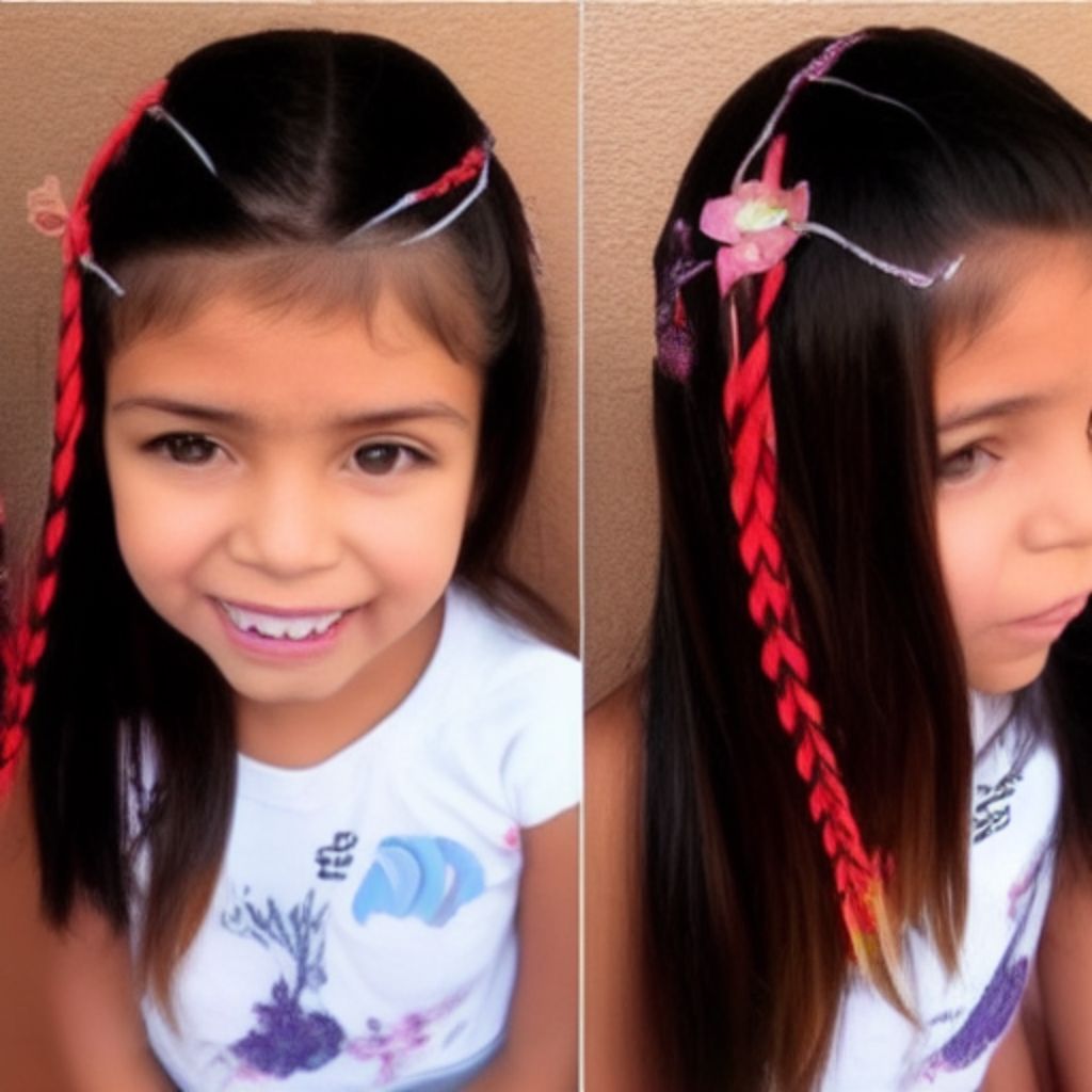 Peinados sencillos con ligas para niña Peinados Art