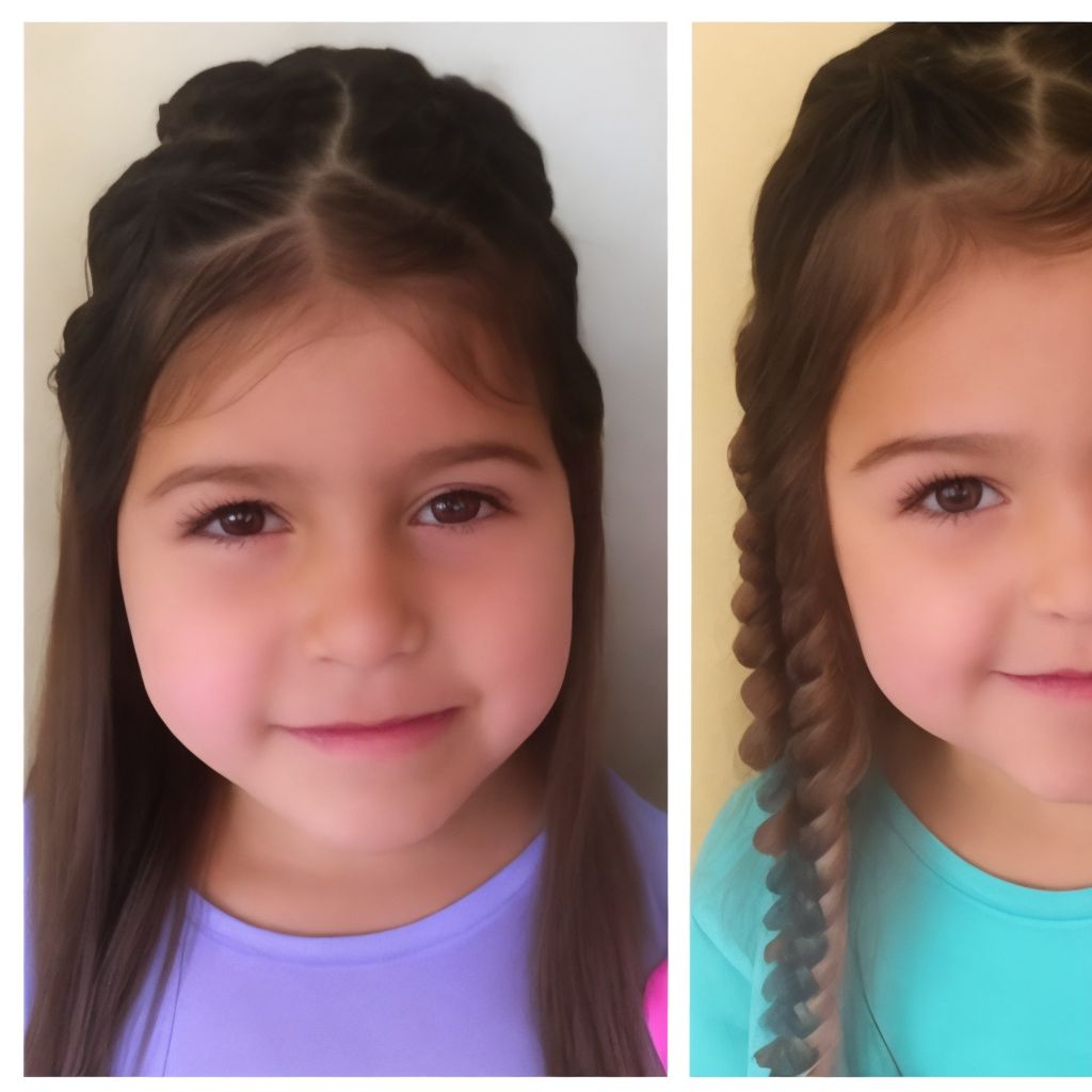 Peinados para niña con cintas y ligas paso a paso Peinados Art