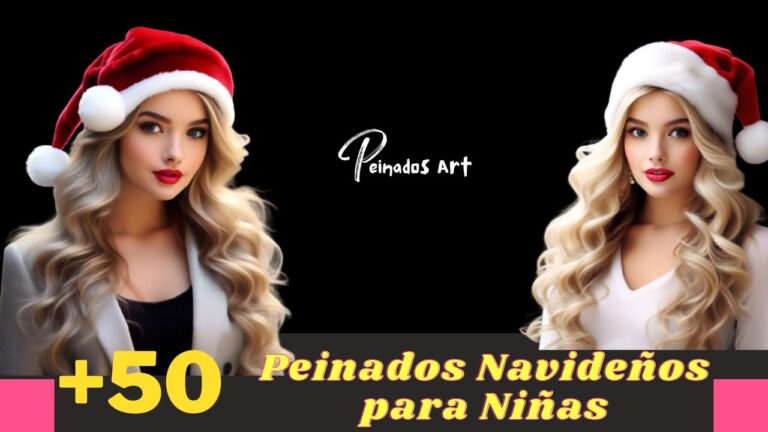 Peinados Navideños para Niñas: 15 Ideas Sencillas y Encantadoras para Estas Fiestas