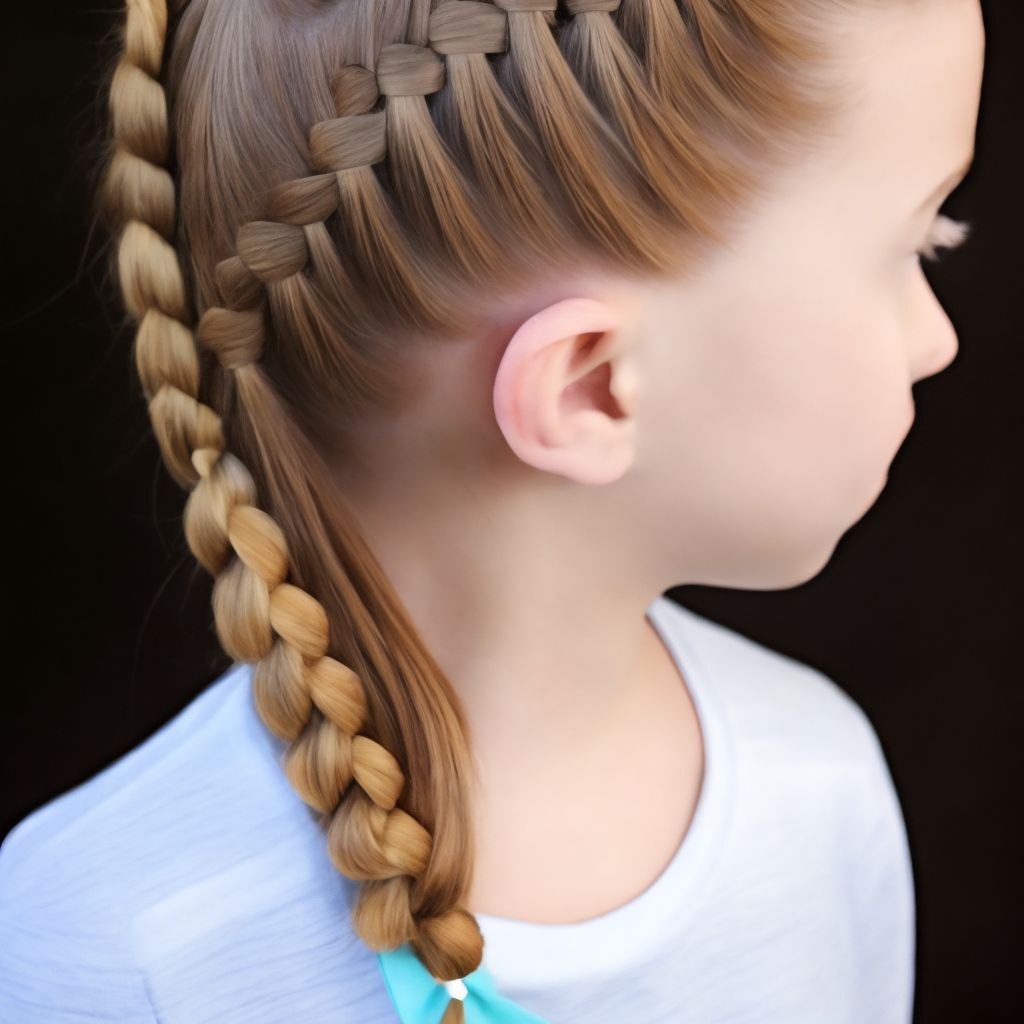 Imagenes de peinados para niñas con ligas Peinados Art