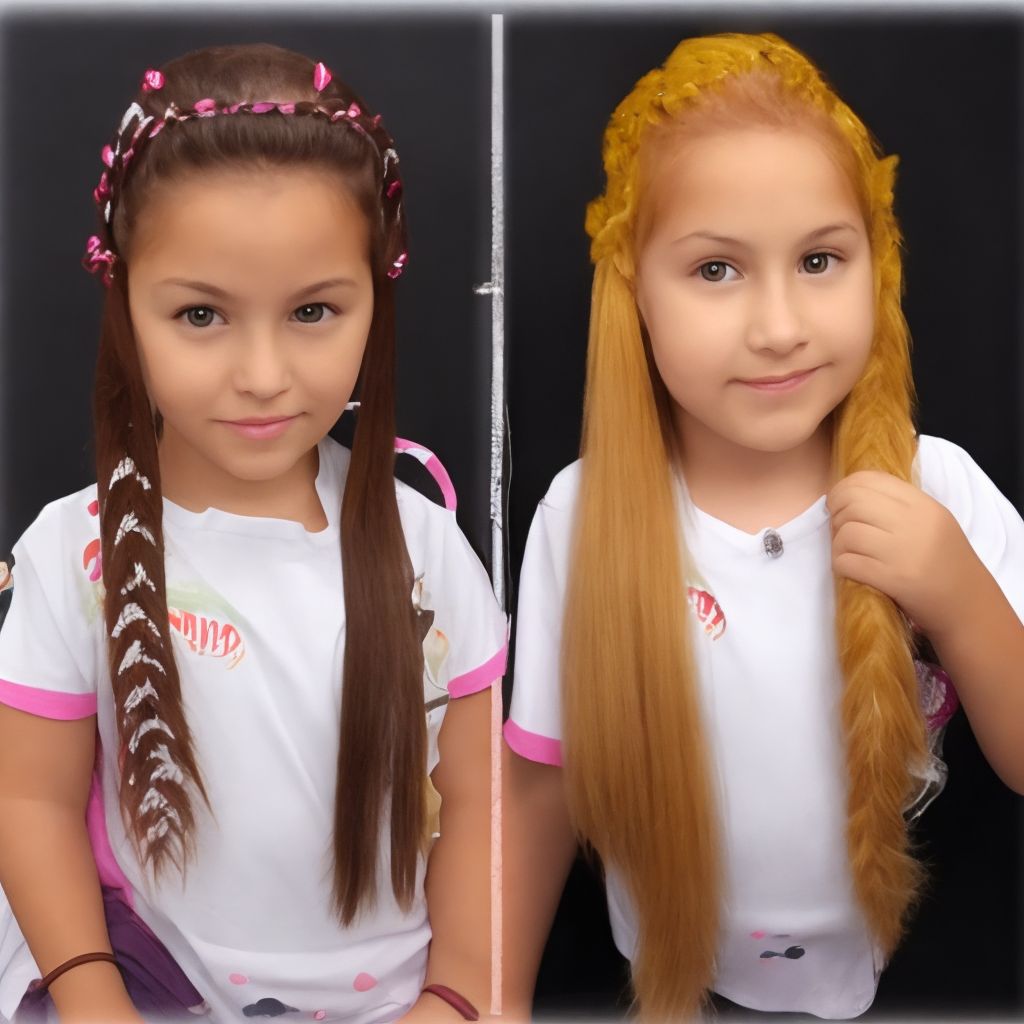 Peinados con ligas faciles para niñas Peinados Art