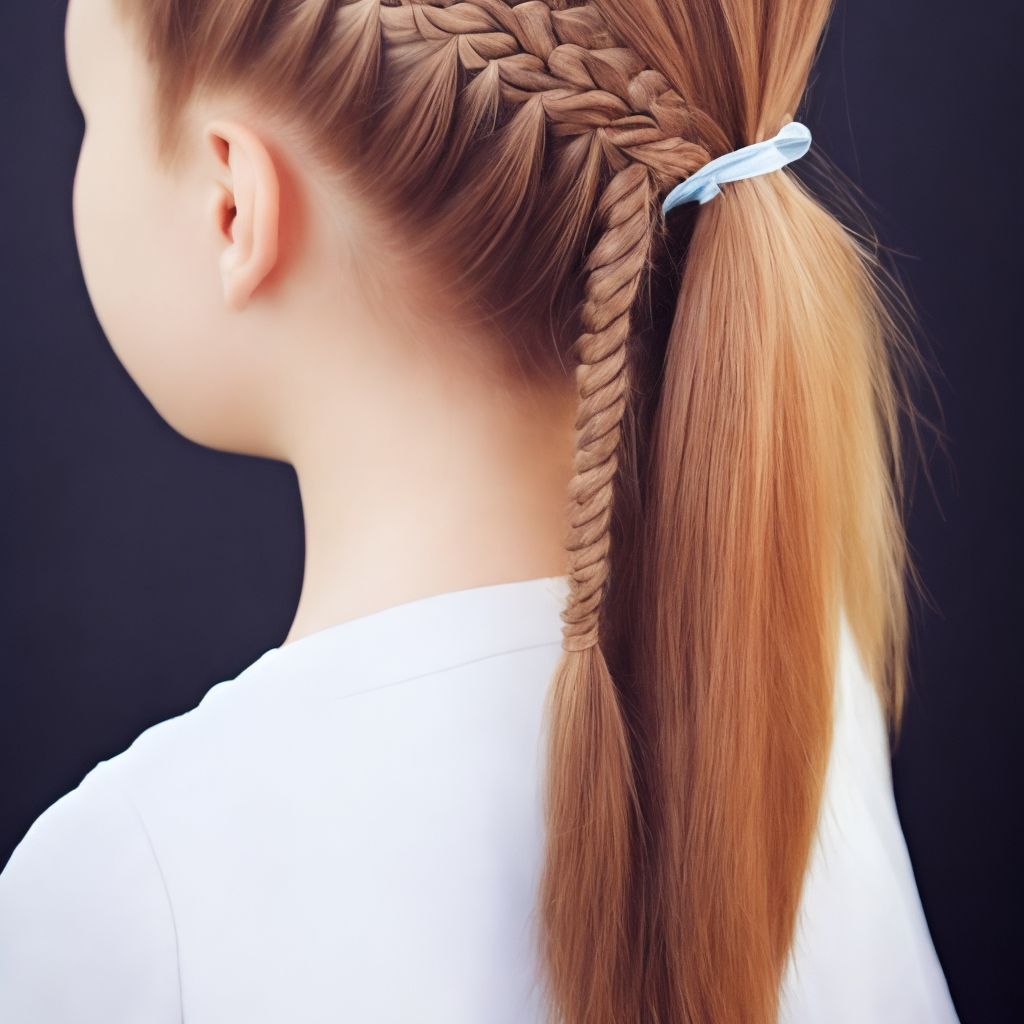 Peinados con ligas para niñas faciles y bonitos Peinados Art