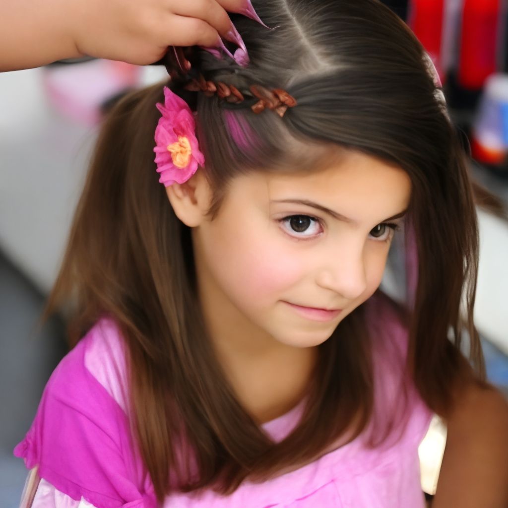 Ideas de peinados con ligas para niñas encantadoras