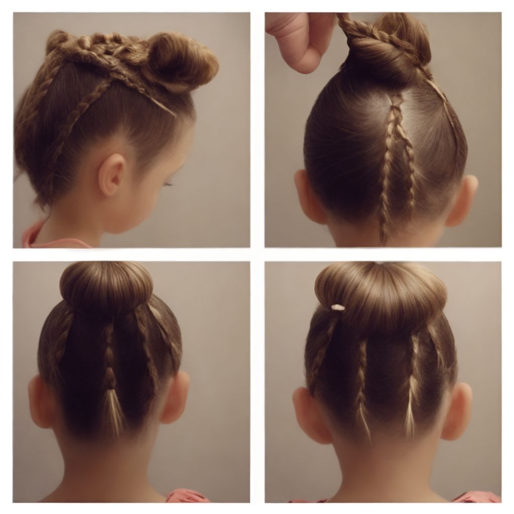 Ideas de peinados para niñas con ligas