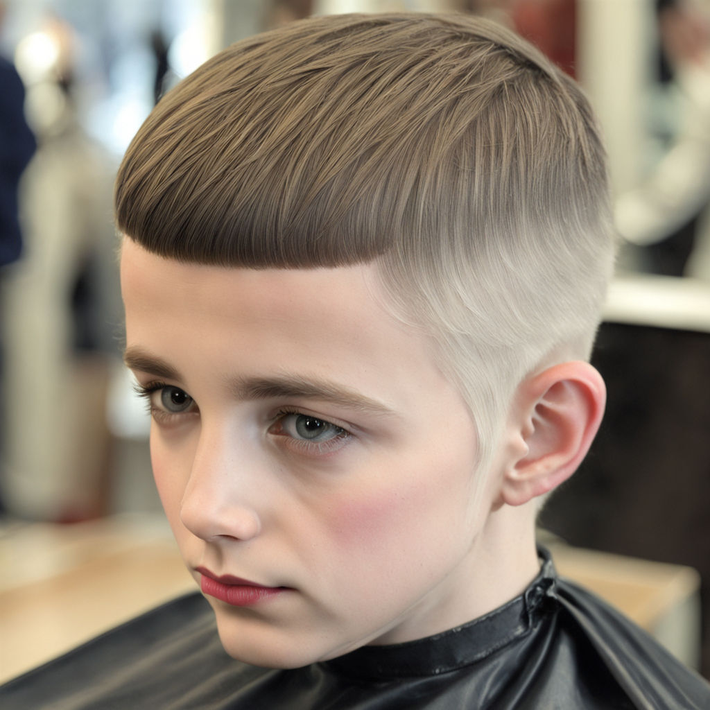 Corte de pelo para niños de 13 a 15 años  Corte César