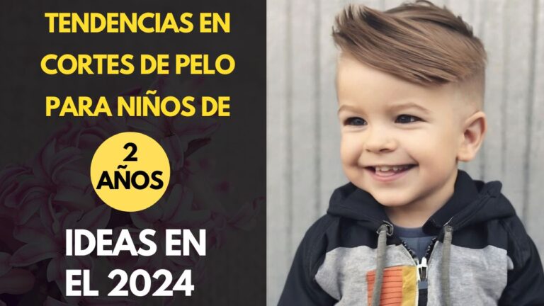 Tendencias en Cortes de Pelo para Niños de 2 Años en 2024: ¡Estilo y Comodidad