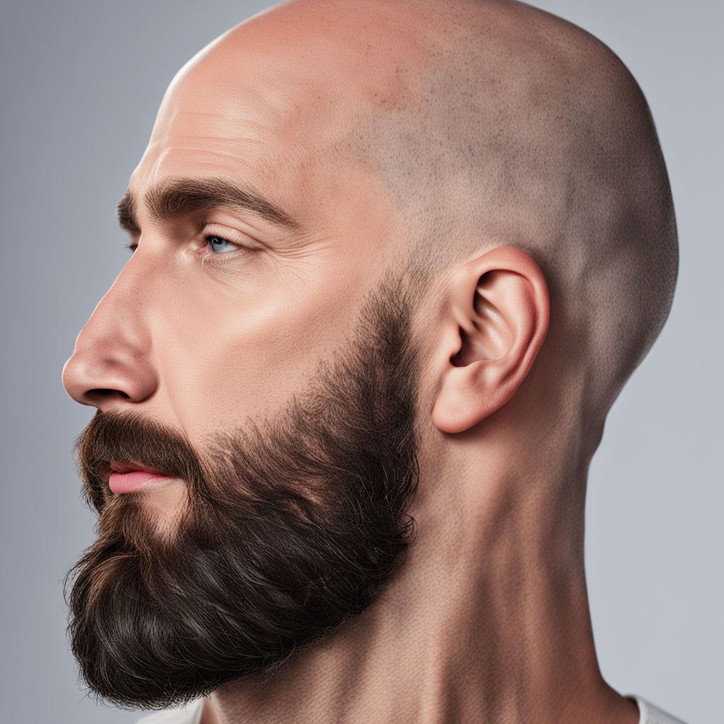 Barba para Hombres Calvos Peinados Art