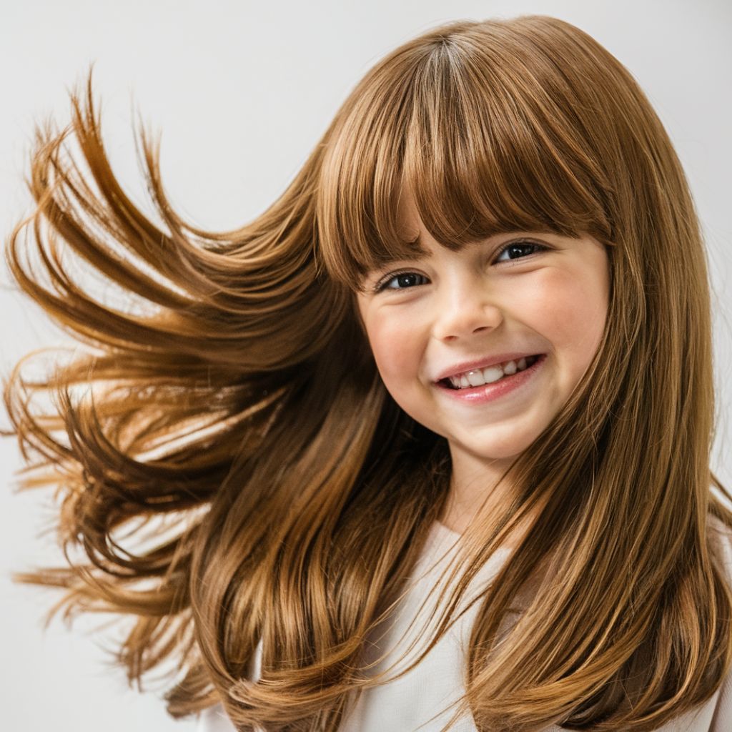 Corte de pelo para niñas con flequillo Peinados Art