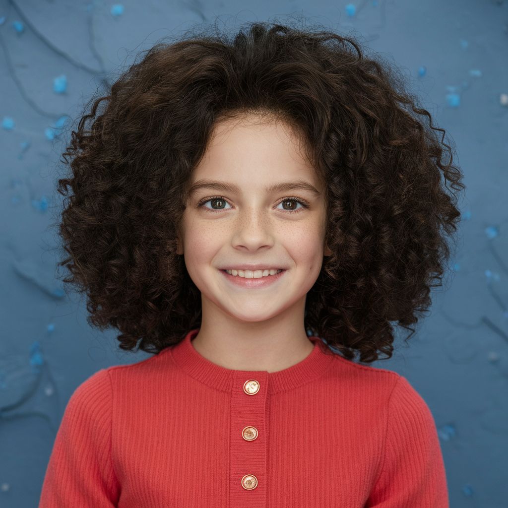 Flequillo Cortina, Corte de pelo para niñas con flequillo