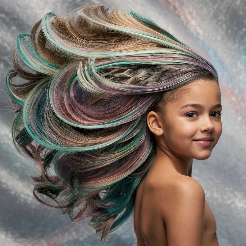 Corte de pelo para niñas en capas Peinados Art