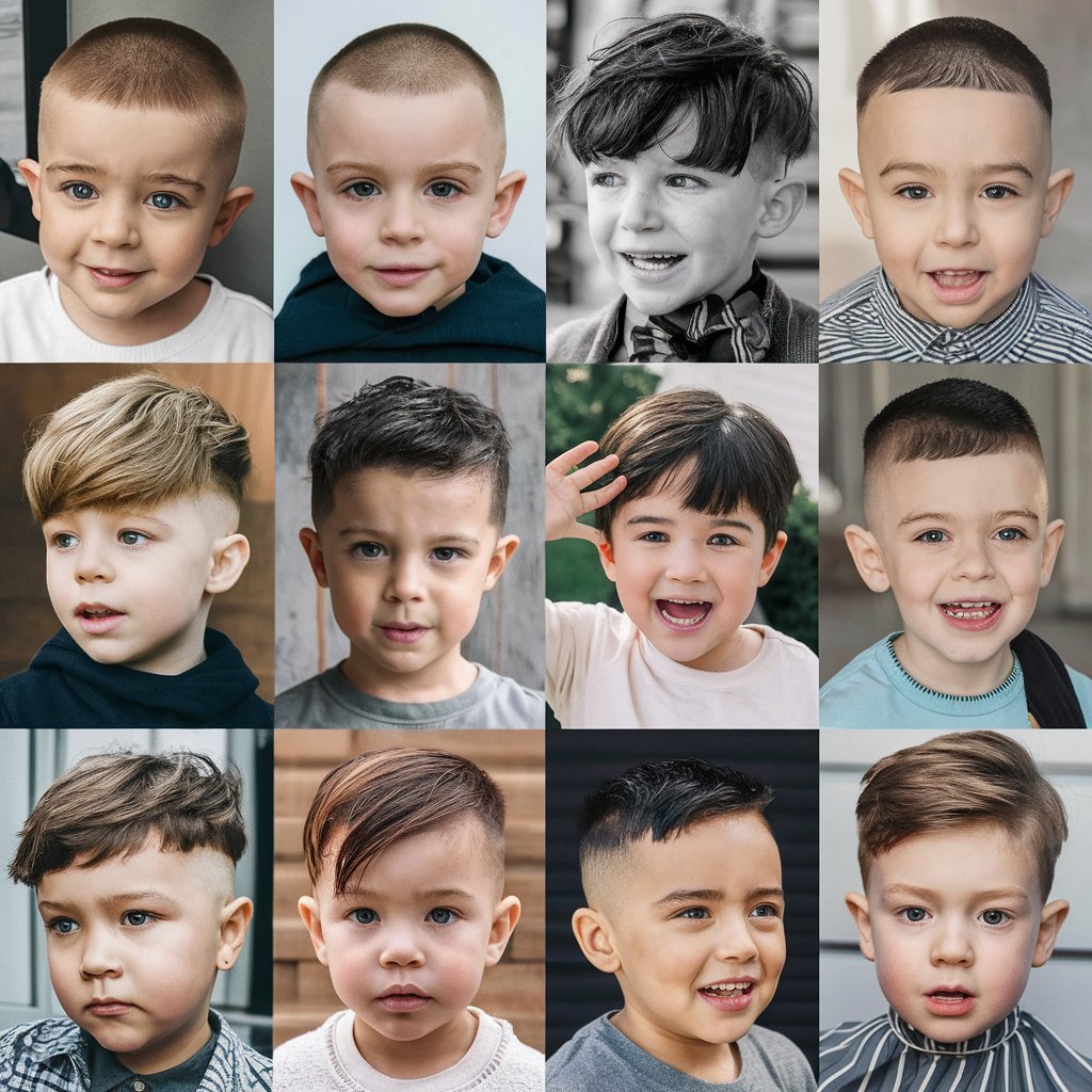 Cortes de pelo para niños de 2 Años 2024