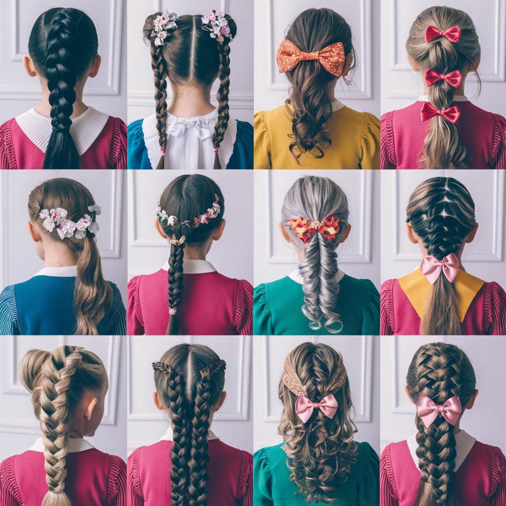 Peinados para niñas que van a la escuela Peinados Art
