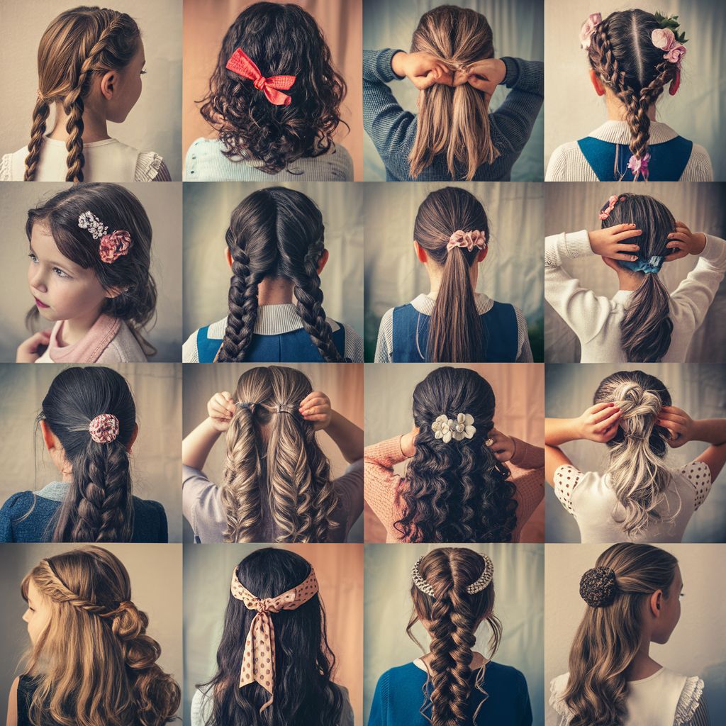Peinados para niñas que van a la escuela Peinados Art