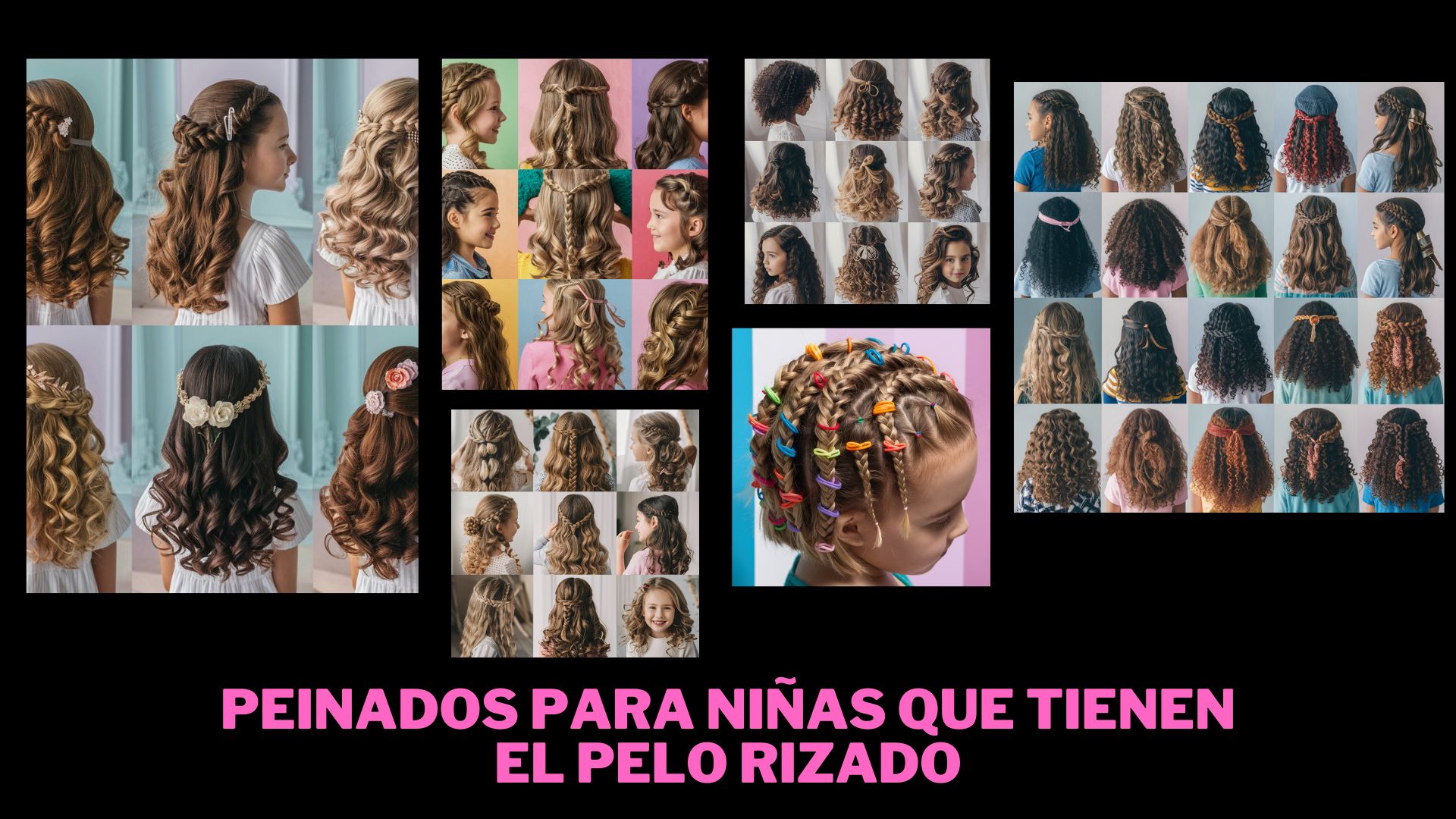 Peinados para niñas que tienen el pelo rizado