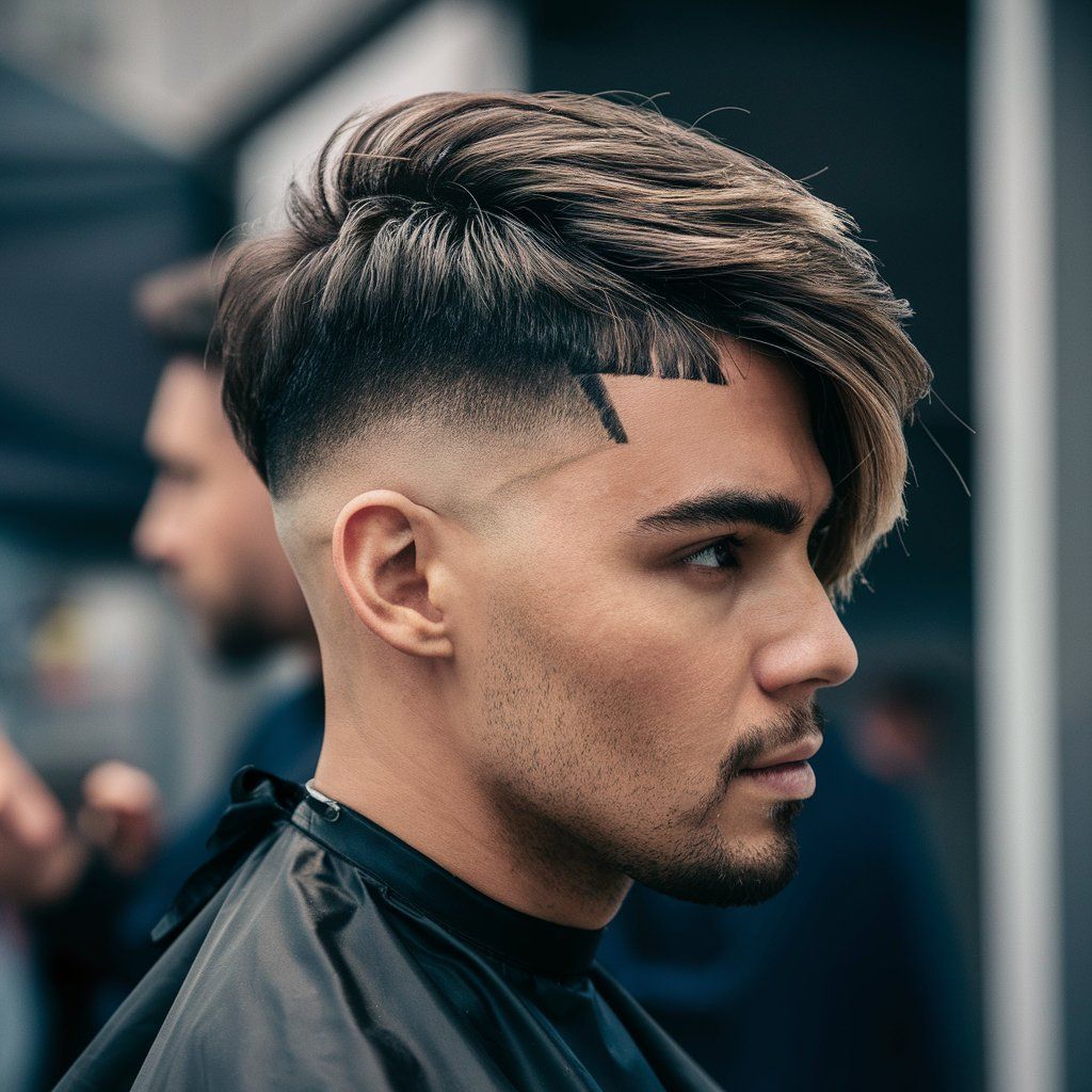 Corte de Pelo para Hombre Desvanecido Largo Peinados Art