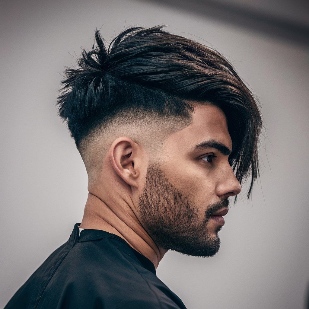 Corte de Pelo para Hombre Desvanecido Largo Peinados Art