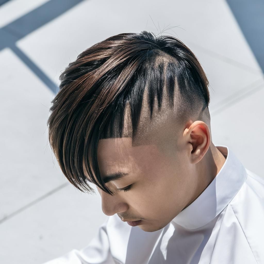 Cortes de pelo para Hombre desvanecido Chino