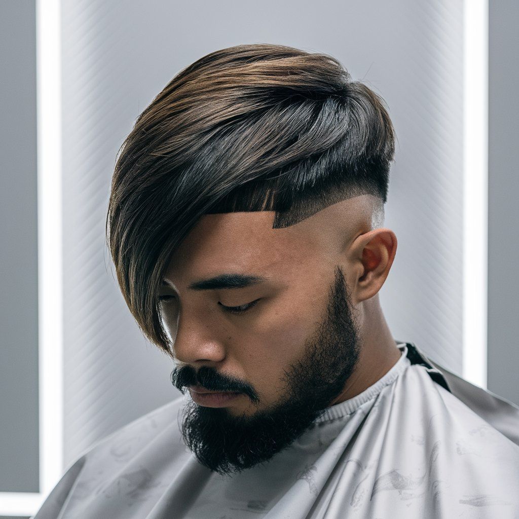 Cortes de pelo para Hombre desvanecido Chino