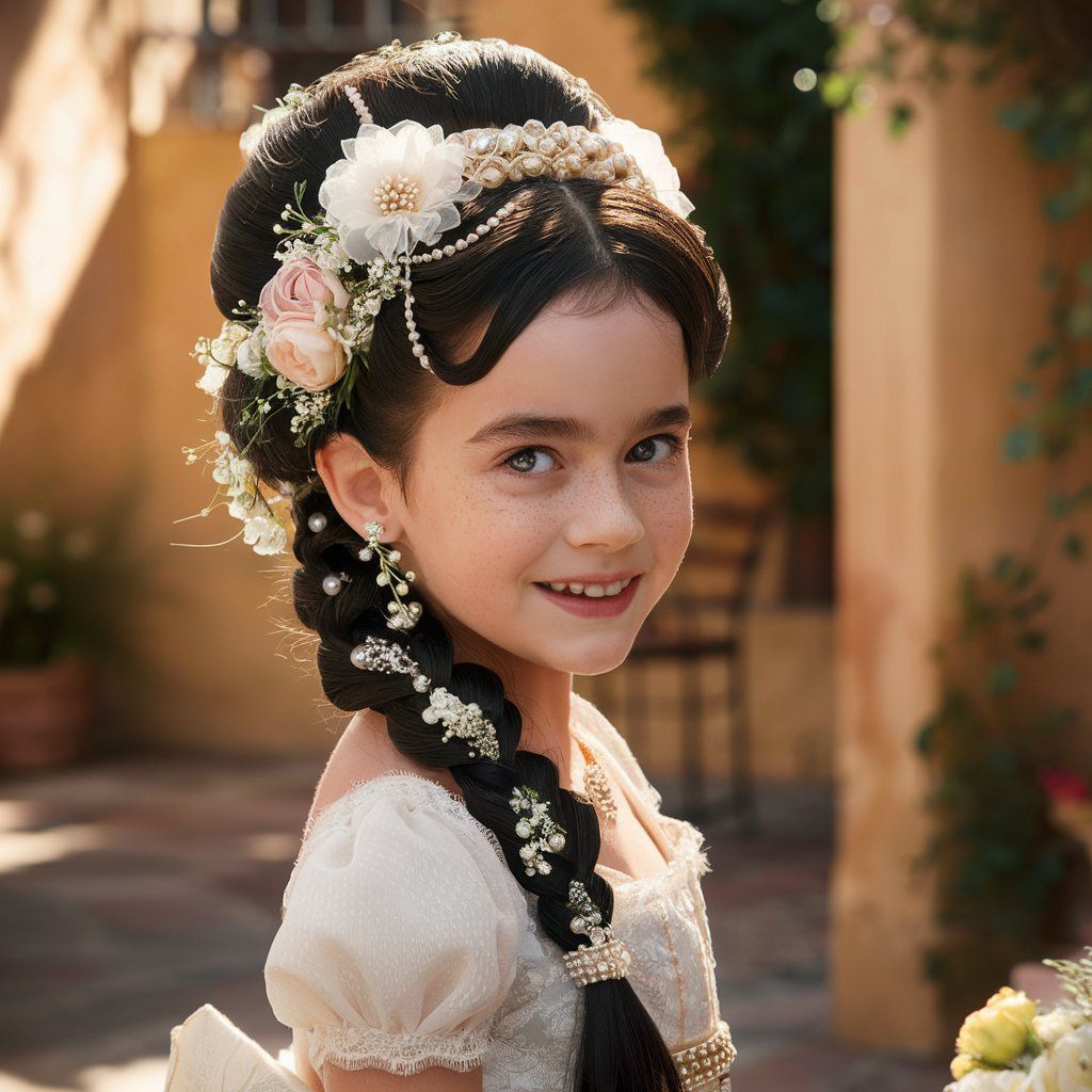 Peinados de Niña para Bodas